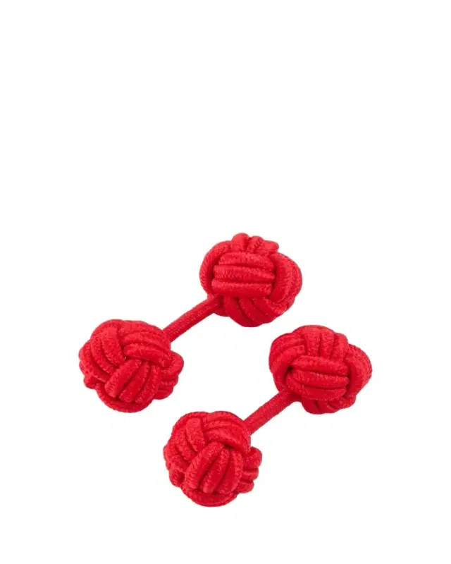 Charvet Men's Knotted Cotton Cufflinks