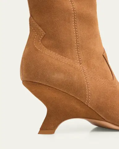 Simkhai Shadow Suede Western Knee Boots | Thumbnail 9
