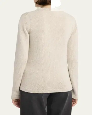 THE ROW Lyse Cashmere Crewneck Sweater | Thumbnail 3 THE ROW Lyse Cashmere Crewneck Sweater | Thumbnail 3