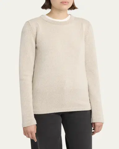 THE ROW Lyse Cashmere Crewneck Sweater | Thumbnail 4 THE ROW Lyse Cashmere Crewneck Sweater | Thumbnail 4