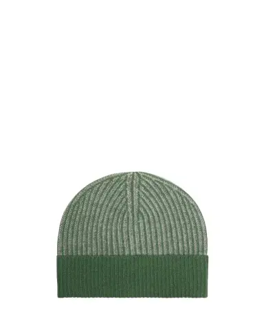 Bergdorf Goodman Men's Rib-Knit Cashmere Beanie Hat | Thumbnail 1