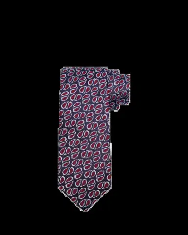 Charvet Men's Textured Raindrop Silk Tie | Thumbnail 2 Charvet Men's Textured Raindrop Silk Tie | Thumbnail 2