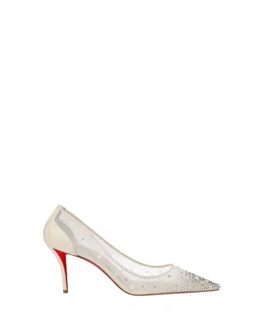 Christian Louboutin 80mm Miss Z Degrastra Embellished Mesh Pumps | Thumbnail 1
