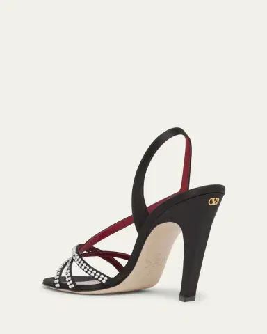 Valentino Garavani Dans Le Foyer Embellished Slingback Sandals | Thumbnail 4 Valentino Garavani Dans Le Foyer Embellished Slingback Sandals | Thumbnail 4
