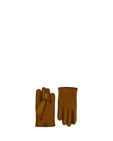 Agnelle Men's Suede Cashmere-Lined Gloves | Thumbnail 1