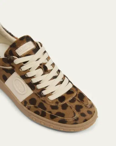 Valentino Garavani UpVillage Leopard Calf Hair Sneakers | Thumbnail 3