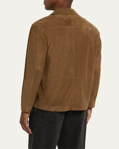 FRAME Men's Suede Blazer | Thumbnail 3