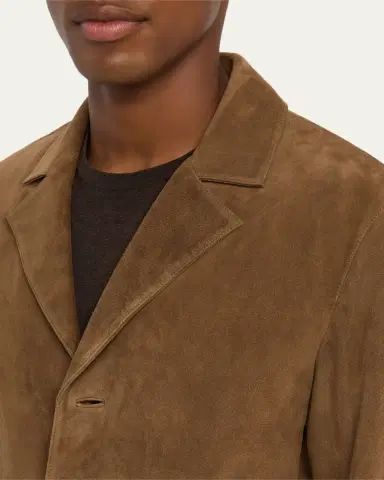 FRAME Men's Suede Blazer | Thumbnail 5