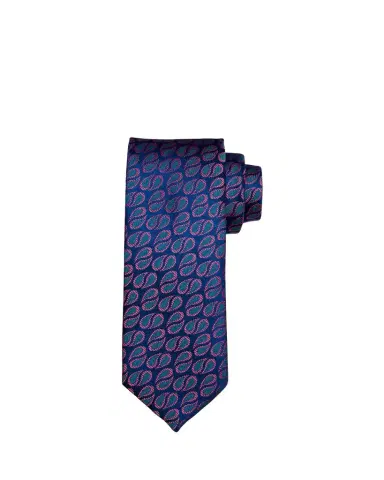 Charvet Men's Textured Raindrop Silk Tie | Thumbnail 1