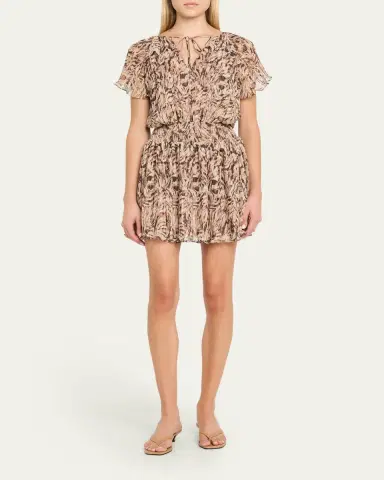 Ramy Brook Felicia Pleated Mini Dress | Thumbnail 2