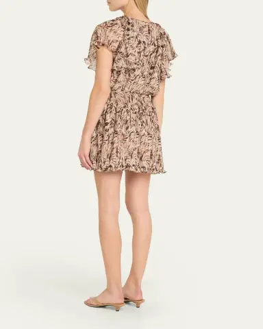 Ramy Brook Felicia Pleated Mini Dress | Thumbnail 3