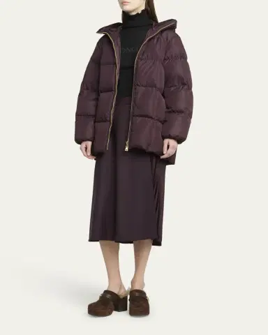 Moncler Darbon Oversized Hooded Down Jacket | Thumbnail 2