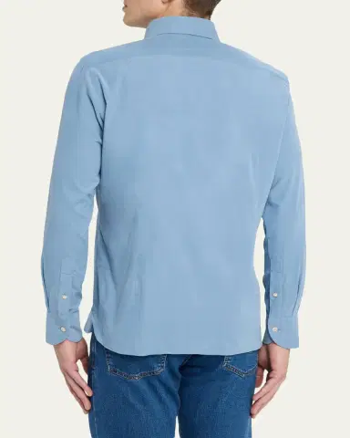 100Hands Men's Micro-Wale Cotton Corduroy Button-Down Shirt | Thumbnail 3 100Hands Men's Micro-Wale Cotton Corduroy Button-Down Shirt | Thumbnail 3