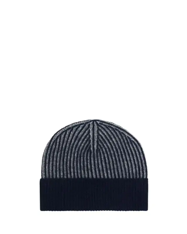 Men's Rib-Knit Cashmere Beanie Hat
