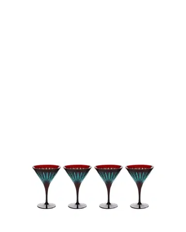L'Objet Prism Martini Glasses, Set of 4 | Thumbnail 1 L'Objet Prism Martini Glasses, Set of 4 | Thumbnail 1