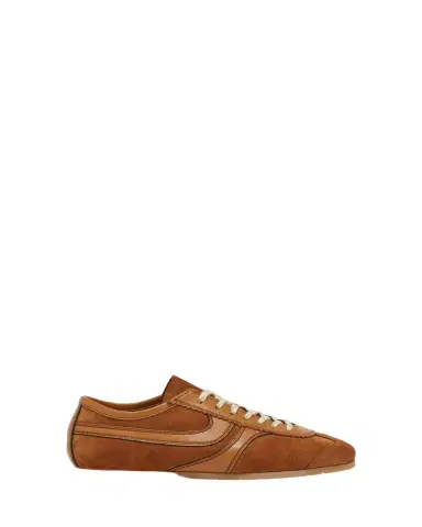 Dries Van Noten Mixed Leather Retro Runner Sneakers | Thumbnail 1