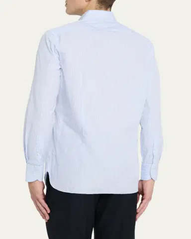 100Hands Men's Cotton Petite Plaid Classic-Fit Sport Shirt | Thumbnail 3 100Hands Men's Cotton Petite Plaid Classic-Fit Sport Shirt | Thumbnail 3