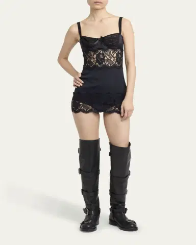 Dolce & Gabbana Leather Buckle Over-The-Knee Boots | Thumbnail 3