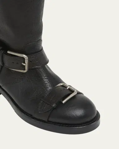 Dolce & Gabbana Leather Buckle Over-The-Knee Boots | Thumbnail 5