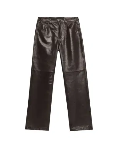 Nili Lotan Joan Leather Straight-Leg Pants | Thumbnail 1 Nili Lotan Joan Leather Straight-Leg Pants | Thumbnail 1