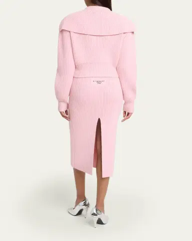 Givenchy Ribbed Knit Midi Skirt | Thumbnail 3 Givenchy Ribbed Knit Midi Skirt | Thumbnail 3
