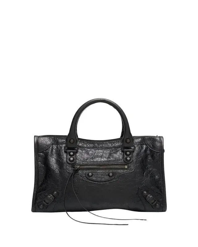 Balenciaga Le City Small Leather Top-Handle Bag