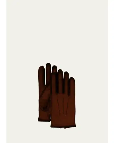 Agnelle Men's Patina Leather Gloves | Thumbnail 1 Agnelle Men's Patina Leather Gloves | Thumbnail 1