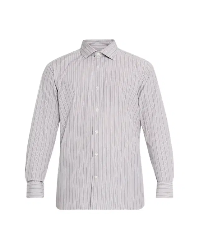 Men's Multi-Stripe Cotton Classic Fit Sport Shirt