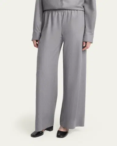 The Row Gala Wool Wide-Leg Pull-On Pants | Thumbnail 4 The Row Gala Wool Wide-Leg Pull-On Pants | Thumbnail 4