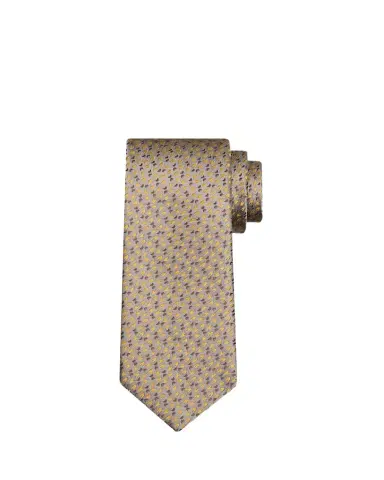 Charvet Men's Petite Crescent Silk Tie | Thumbnail 1 Charvet Men's Petite Crescent Silk Tie | Thumbnail 1