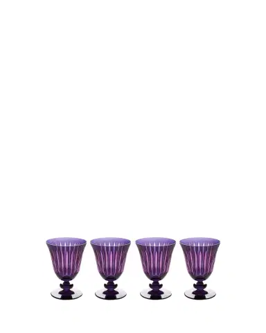 L'Objet Prism 9 oz. Wine Glasses, Set of 4 | Thumbnail 1