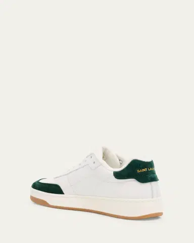 Saint Laurent Men's SL61 Leather and Suede Low-Top Sneakers | Thumbnail 2 Saint Laurent Men's SL61 Leather and Suede Low-Top Sneakers | Thumbnail 2