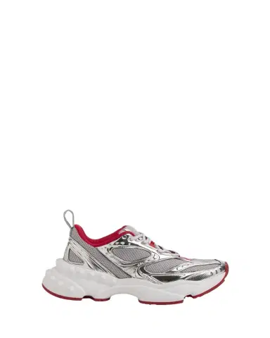 Christian Louboutin So Flo Mesh & Metallic Leather Runner Sneakers | Thumbnail 1