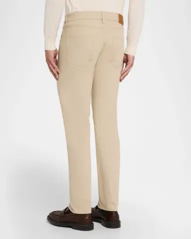 Loro Piana Men's Quarona Slim Five-Pocket Trousers | Thumbnail 2