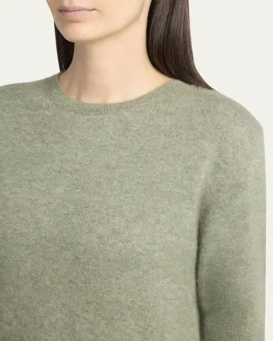 The Row Lorynna Cashmere-Silk Crewneck Sweater | Thumbnail 5 The Row Lorynna Cashmere-Silk Crewneck Sweater | Thumbnail 5