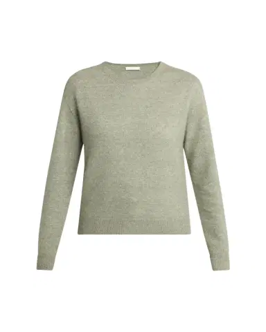The Row Lorynna Cashmere-Silk Crewneck Sweater | Thumbnail 1 The Row Lorynna Cashmere-Silk Crewneck Sweater | Thumbnail 1