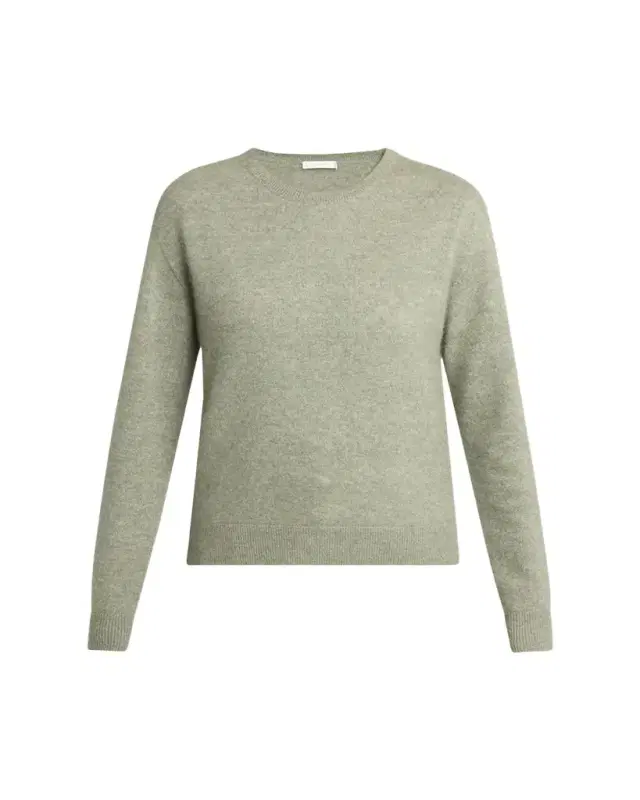 Lorynna Cashmere-Silk Crewneck Sweater