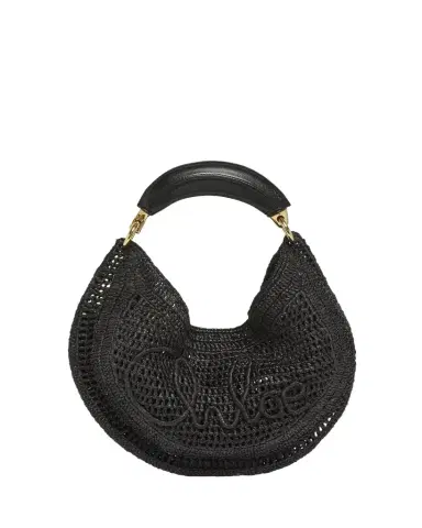 Chloé Summer Banana Top-Handle Bag in Crochet Fabric | Thumbnail 1 Chloé Summer Banana Top-Handle Bag in Crochet Fabric | Thumbnail 1