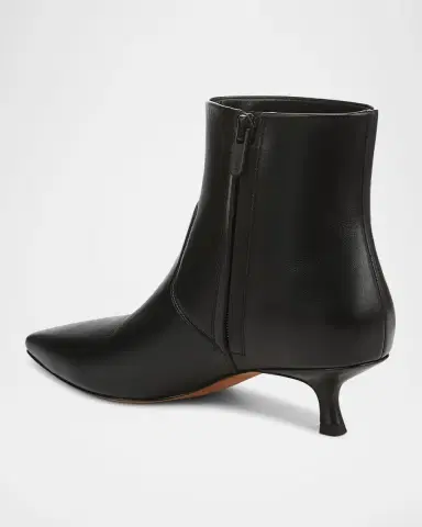 Vince Simone Leather Ankle Booties | Thumbnail 3 Vince Simone Leather Ankle Booties | Thumbnail 3