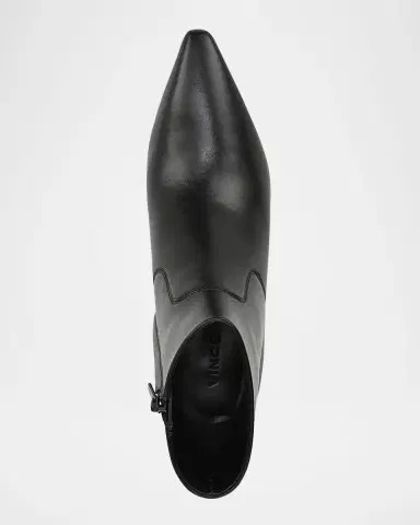 Vince Simone Leather Ankle Booties | Thumbnail 4 Vince Simone Leather Ankle Booties | Thumbnail 4