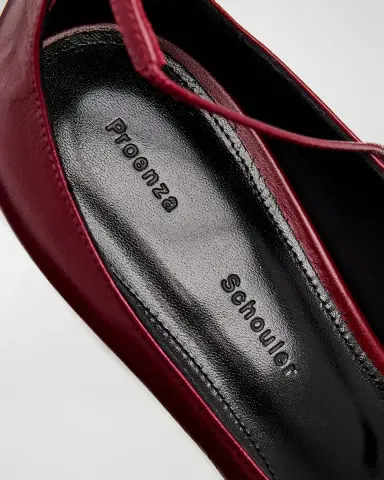 Proenza Schouler Uma Leather Ankle-Tie Pumps | Thumbnail 4 Proenza Schouler Uma Leather Ankle-Tie Pumps | Thumbnail 4