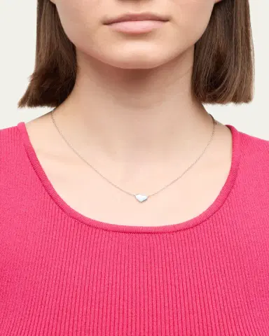 Jan Leslie Mother-of-Pearl Single Heart Necklace | Thumbnail 2 Jan Leslie Mother-of-Pearl Single Heart Necklace | Thumbnail 2