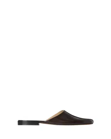 The Row Penelope Leather Mules | Thumbnail 1 The Row Penelope Leather Mules | Thumbnail 1