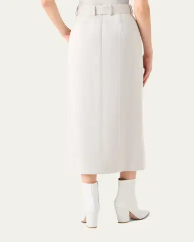 Akris Cotton-Linen Wrap Skirt | Thumbnail 3