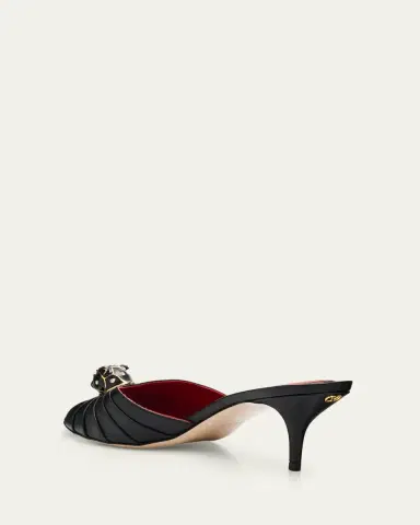 Valentino Garavani 55mm Pas De Chat Leather Mules | Thumbnail 2