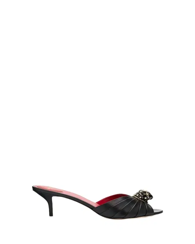 Valentino Garavani 55mm Pas De Chat Leather Mules