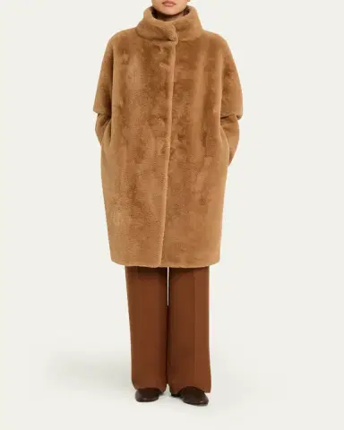 Herno Oversized Alternative Fur Coat | Thumbnail 2 Herno Oversized Alternative Fur Coat | Thumbnail 2