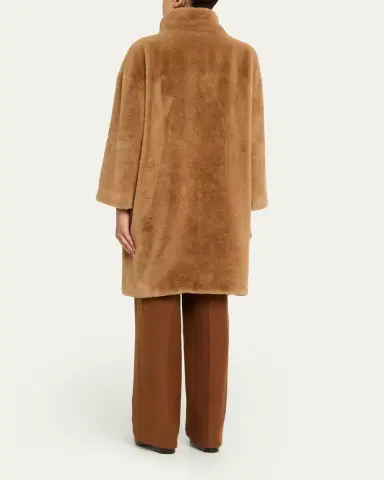 Herno Oversized Alternative Fur Coat | Thumbnail 3 Herno Oversized Alternative Fur Coat | Thumbnail 3