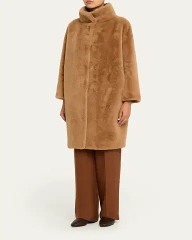 Herno Oversized Alternative Fur Coat | Thumbnail 4 Herno Oversized Alternative Fur Coat | Thumbnail 4