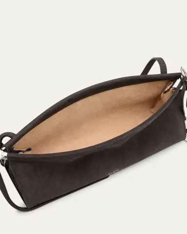 Alaïa Le Click Medium Shoulder Bag in Suede | Thumbnail 4 Alaïa Le Click Medium Shoulder Bag in Suede | Thumbnail 4